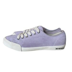 Seavees Monterey Sneaker Stitch Fix Lavender Suede Low Top Womens 7 Casual Shoes